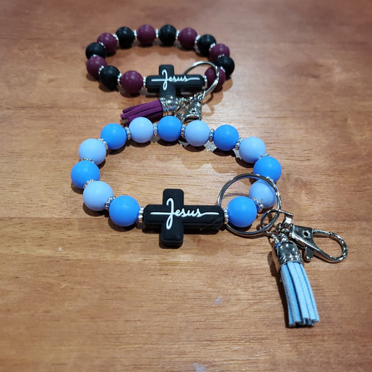 Jesus Cross Braclet/Keychain Braclet