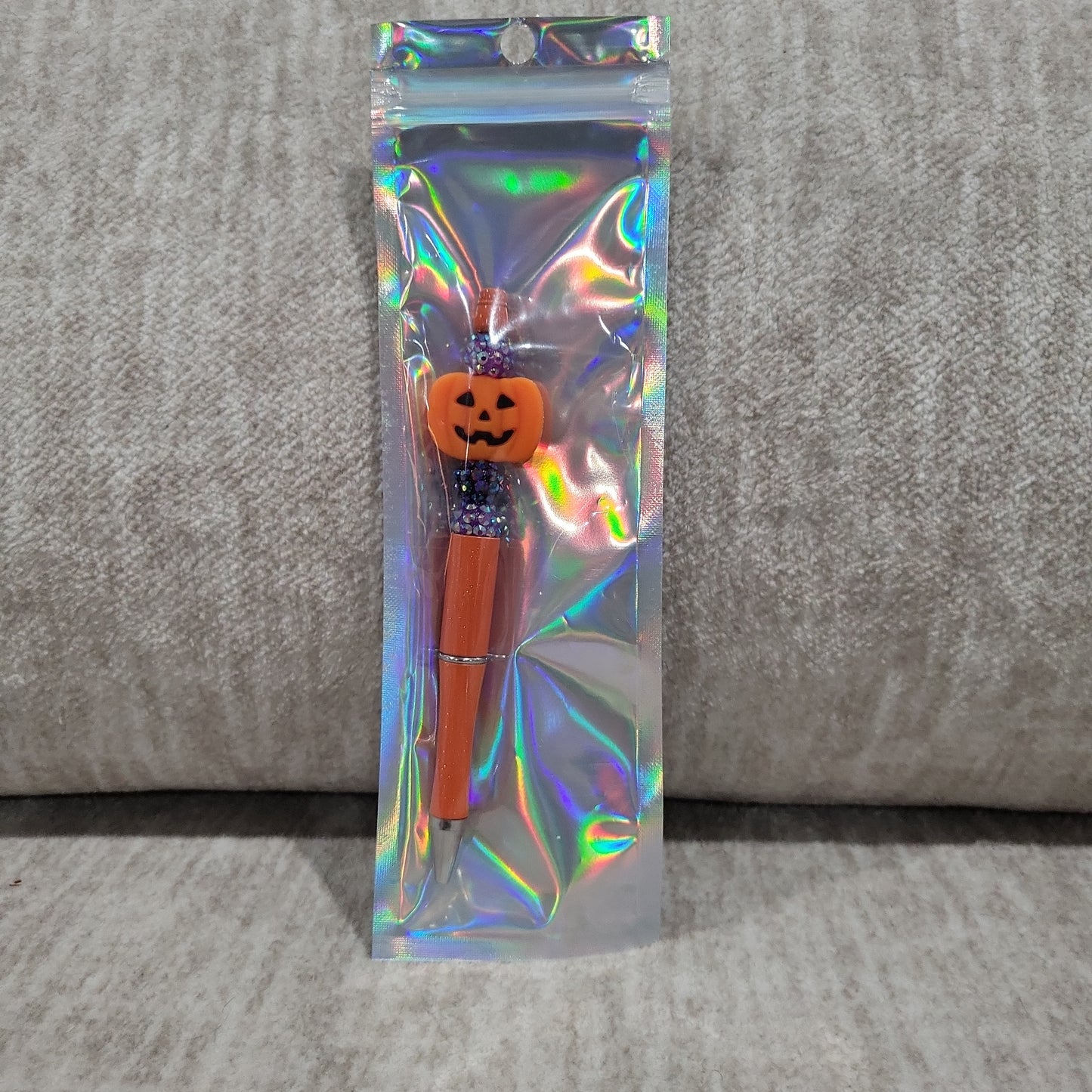 Pumpkin Beaded Pen