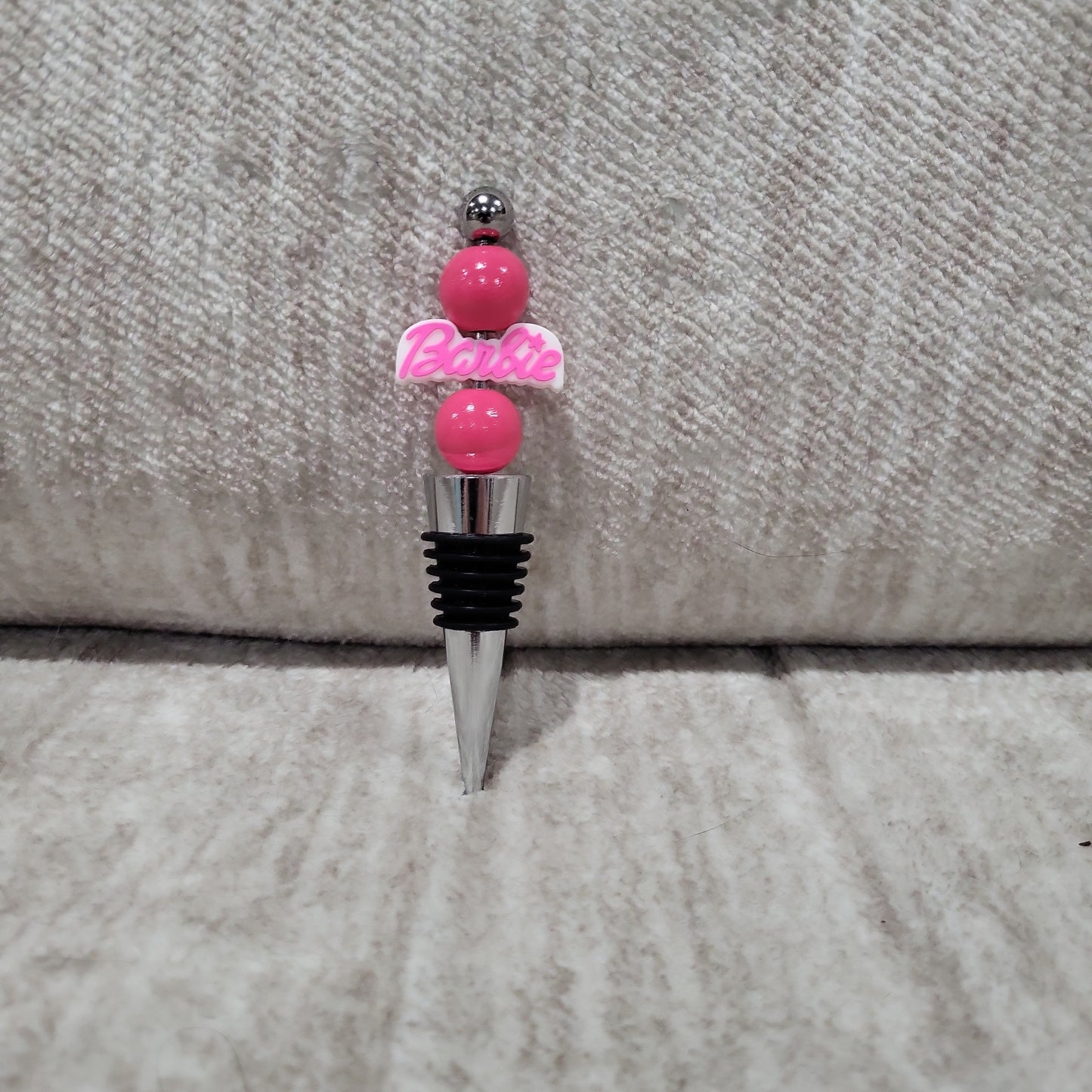 Barbie Themed Wine Stopper