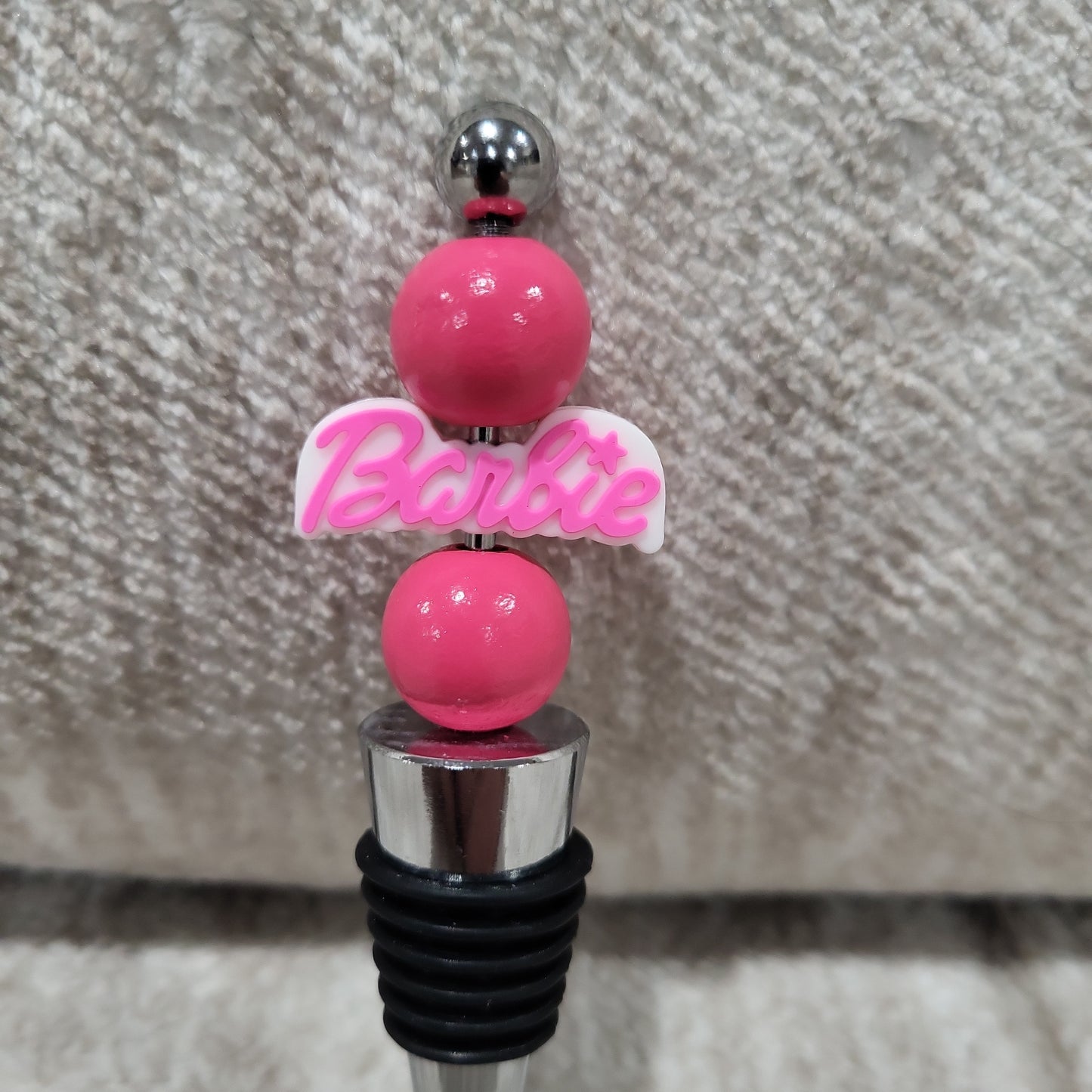 Barbie Themed Wine Stopper