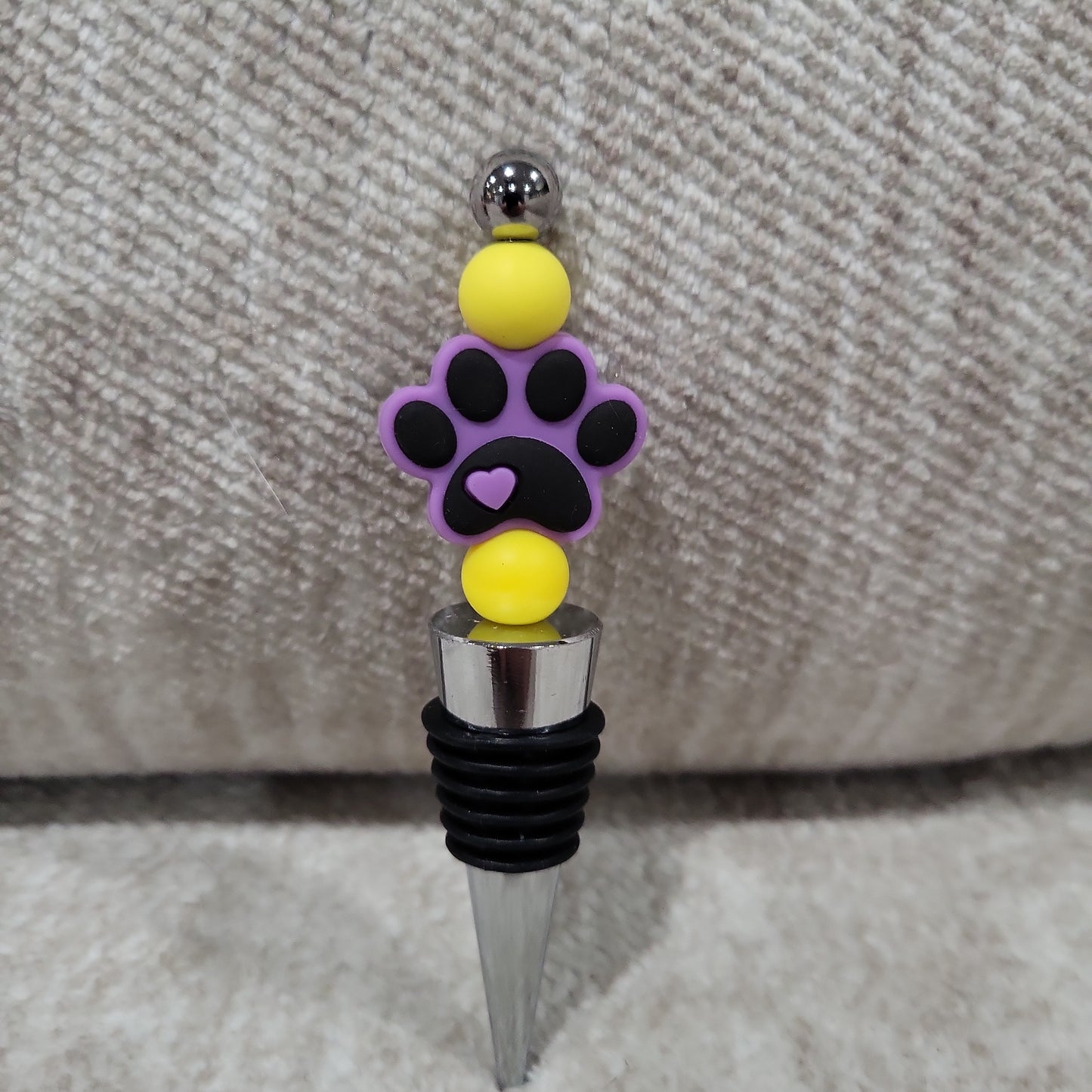 Paw Print Wine Stopper