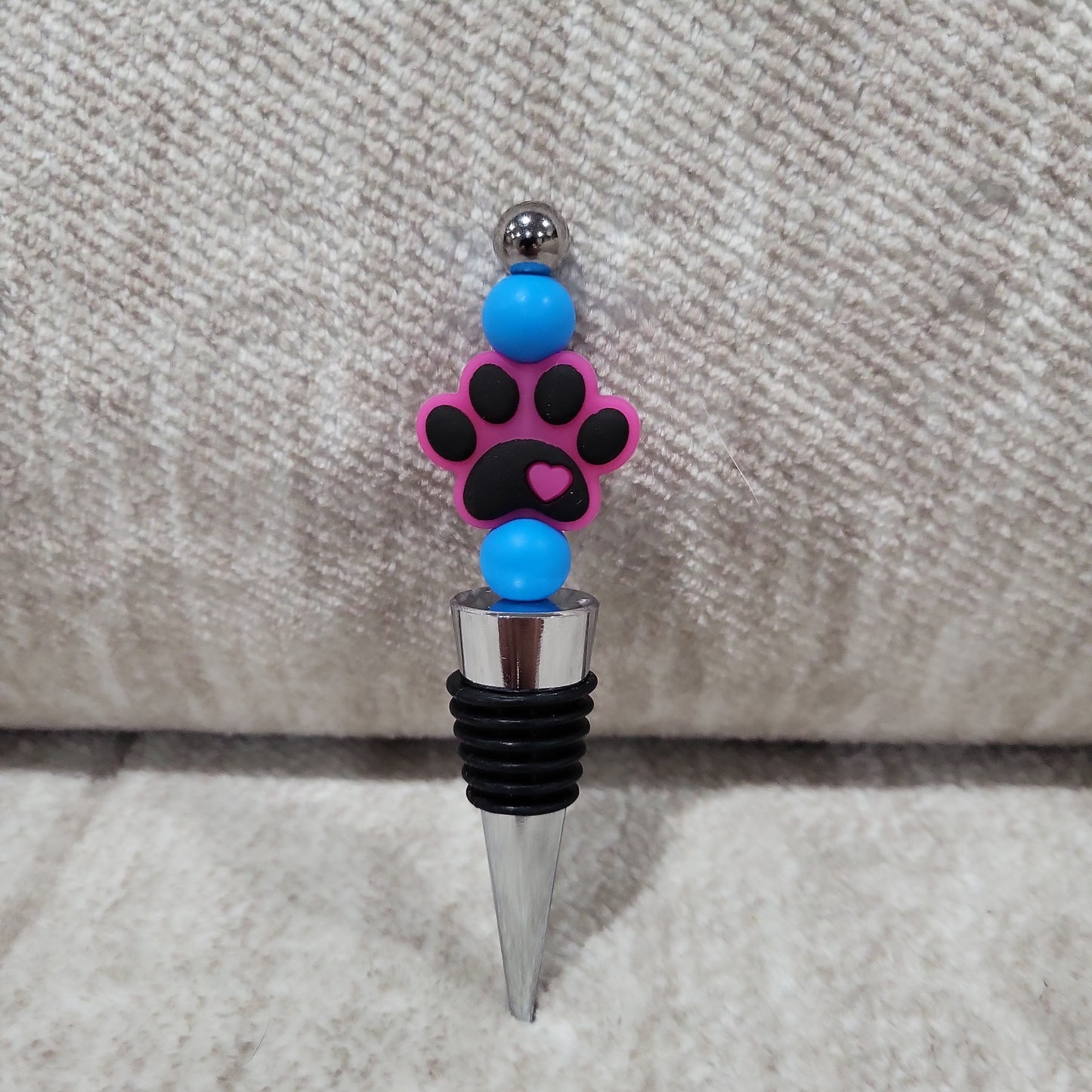 Paw Print Wine Stopper