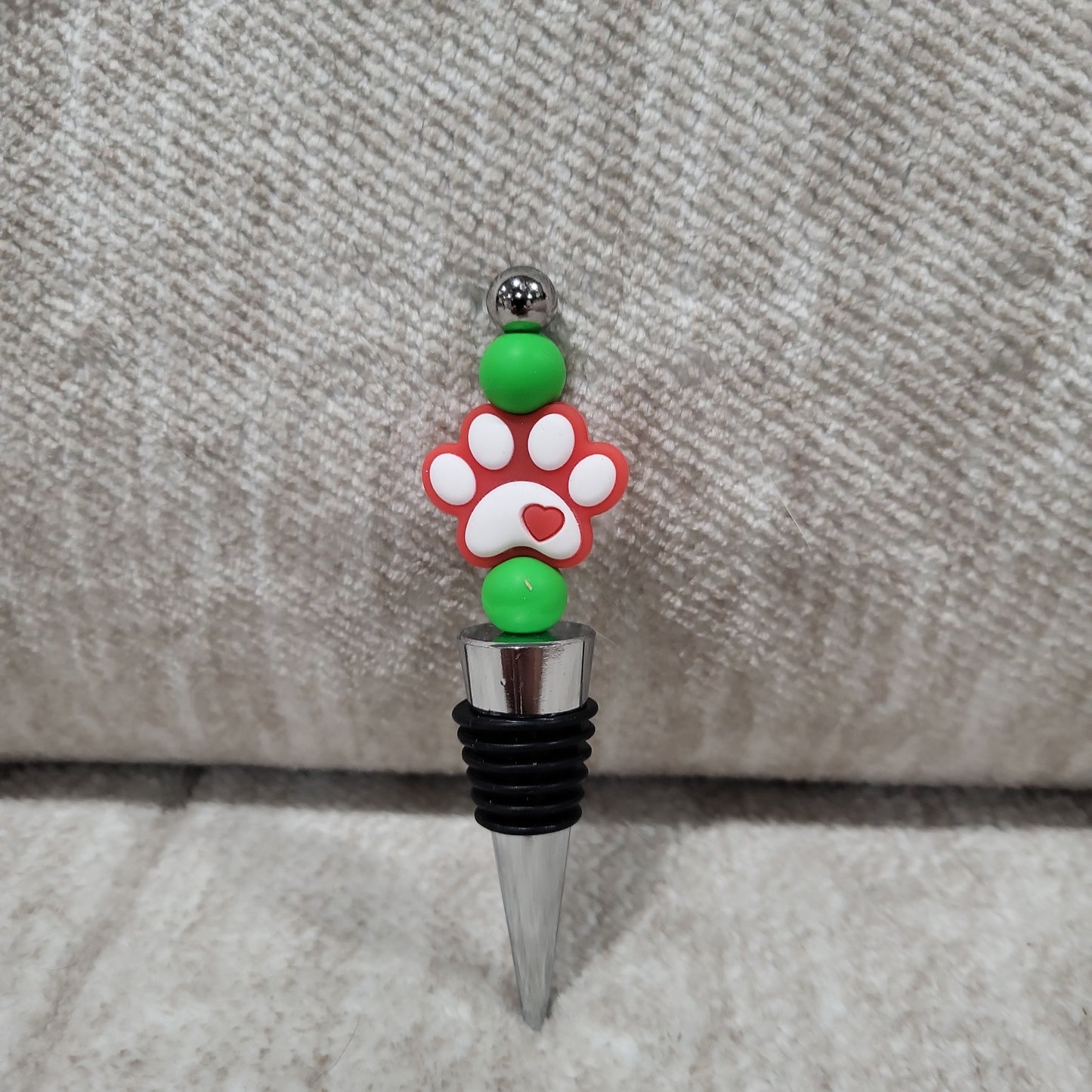 Paw Print Wine Stopper