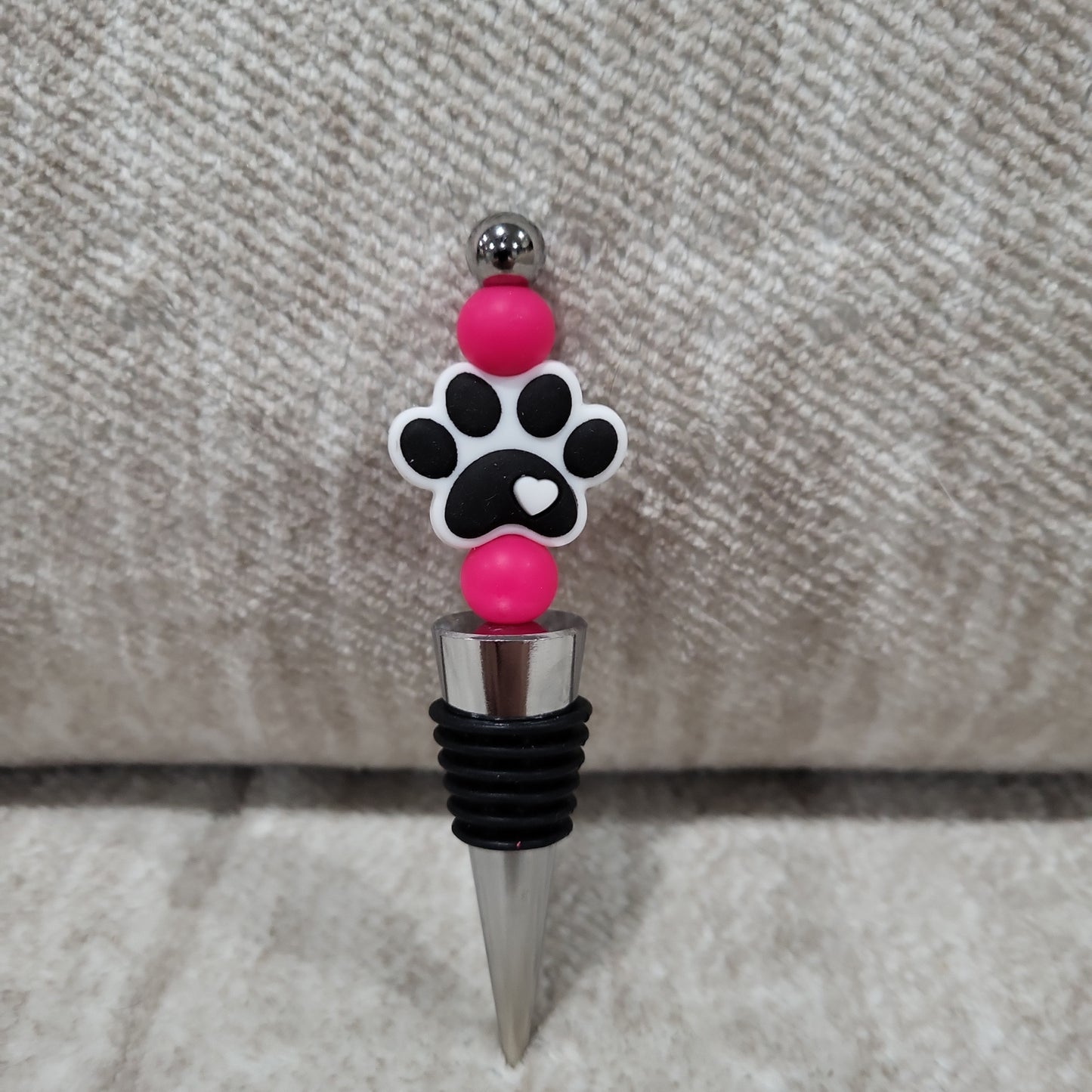 Paw Print Wine Stopper