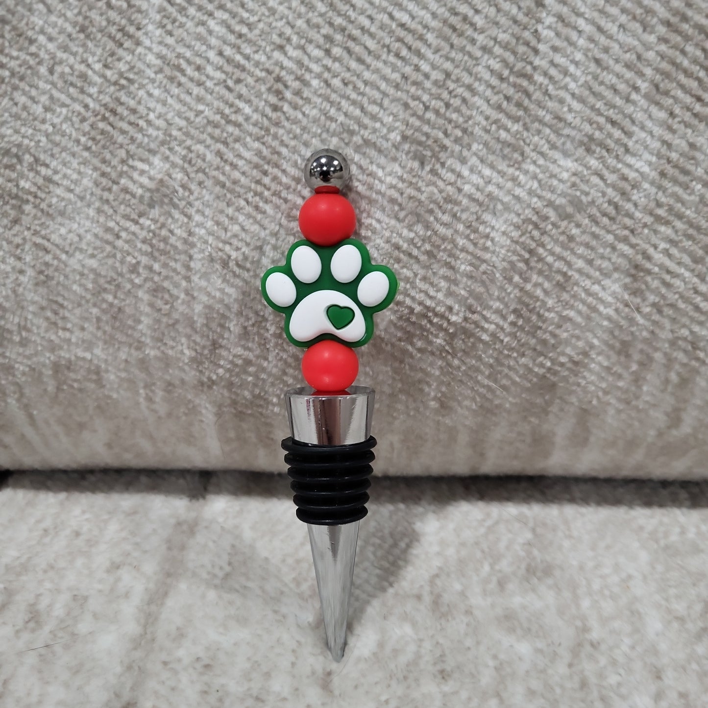 Paw Print Wine Stopper