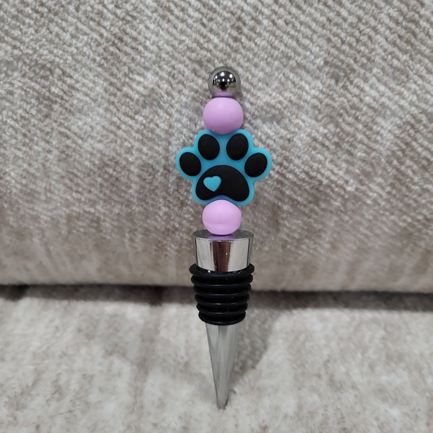 Paw Print Wine Stopper