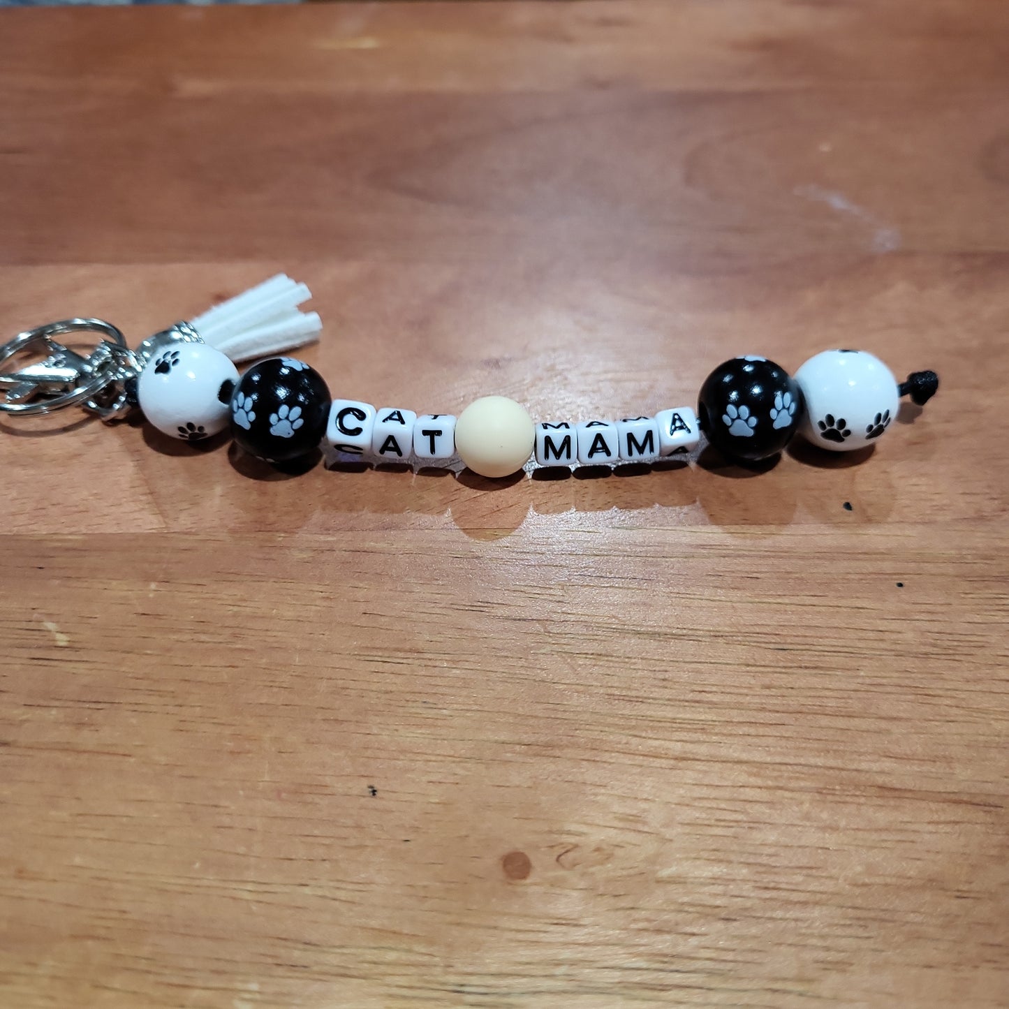 Cat/Dog Mama Keychains Beaded