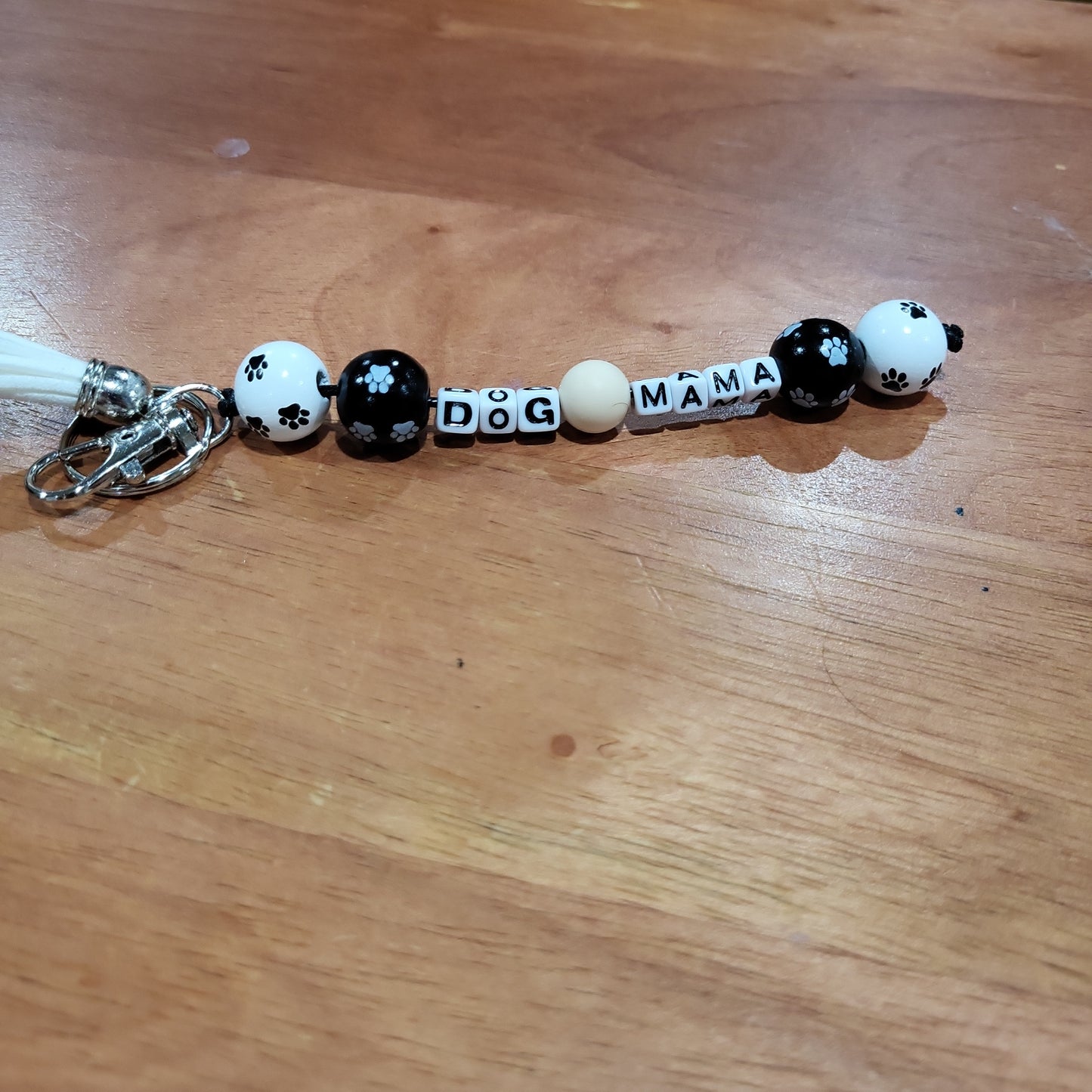 Cat/Dog Mama Keychains Beaded