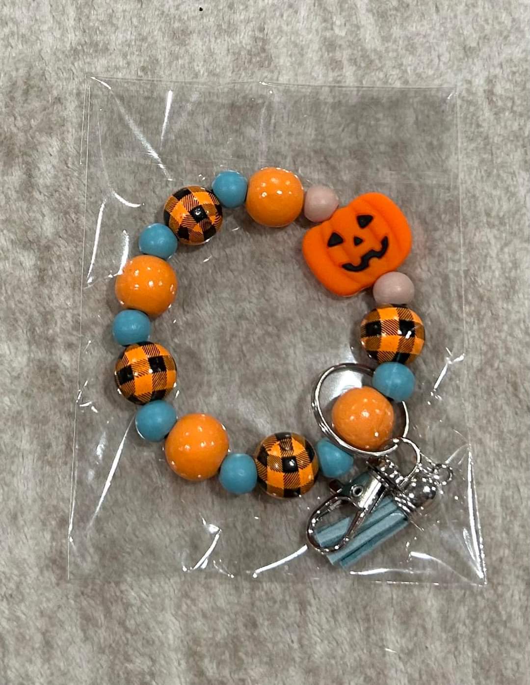 Pumpkin Keychain Braclets/ Braclets